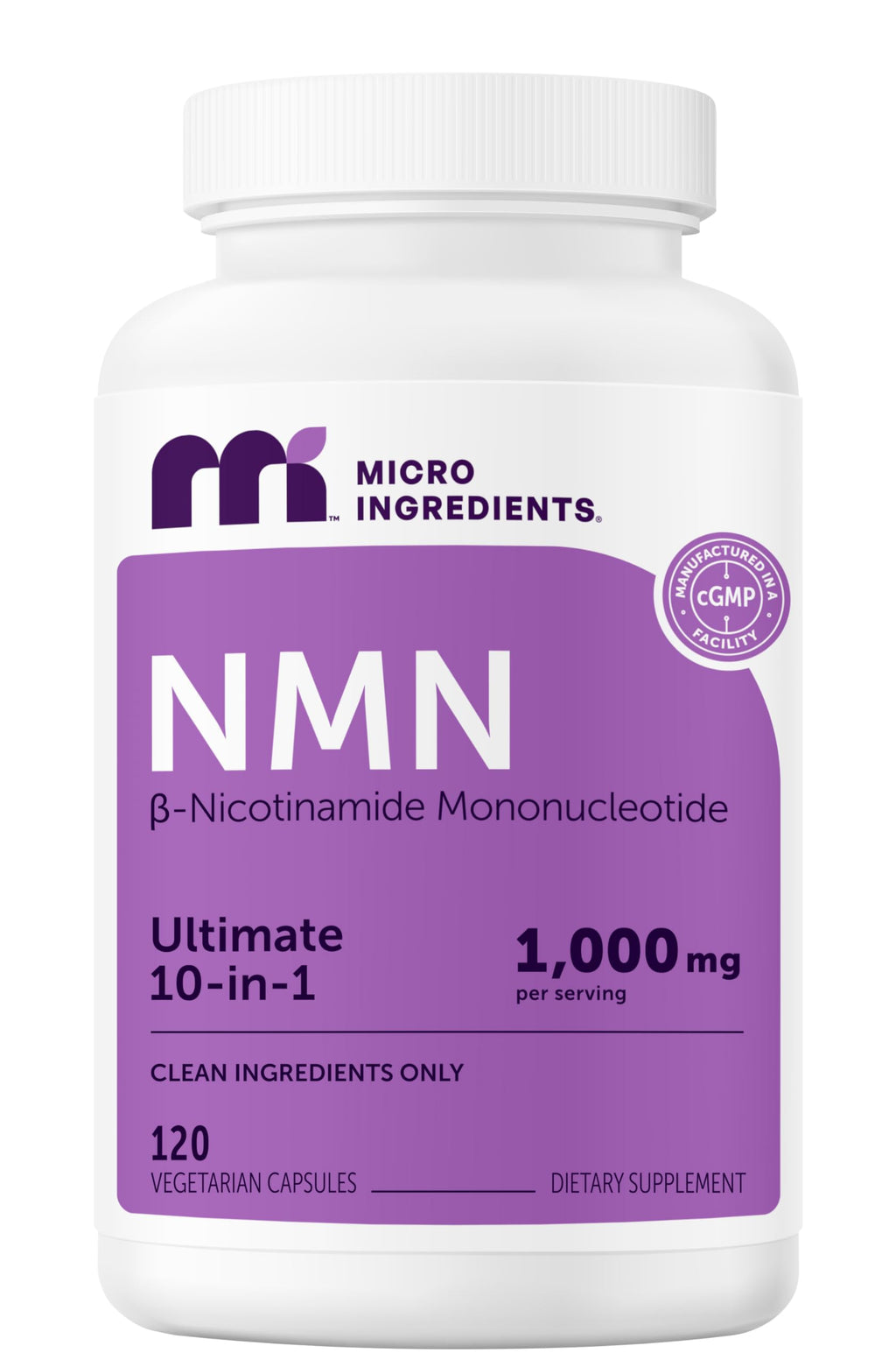 Micro Ingredients NMN Complex 1000mg NAD+ Precursor


