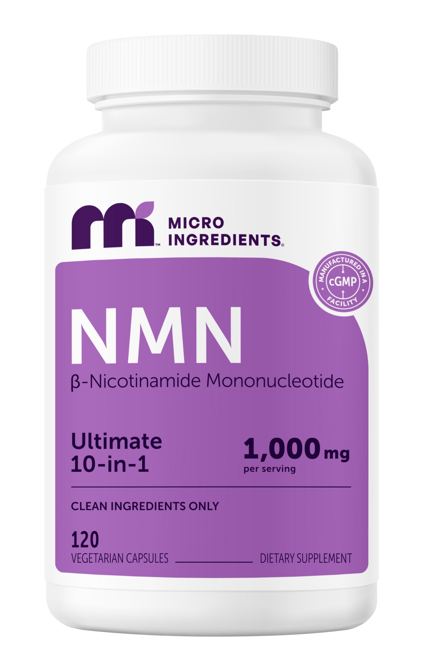 Micro Ingredients NMN Complex 1000mg NAD+ Precursor

