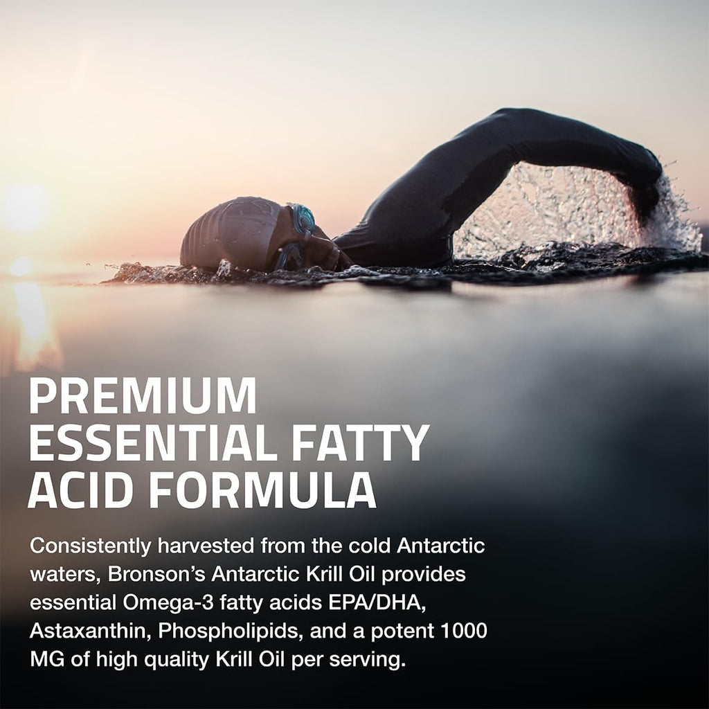 Bronson Antarctic Krill Oil 1000 mg with Omega-3s

