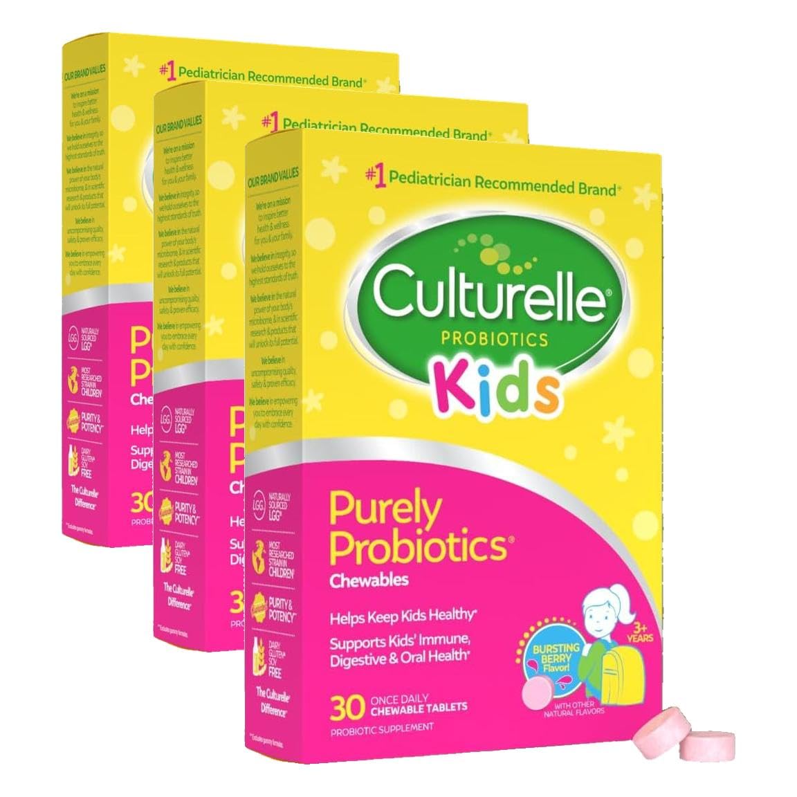 Culturelle Kids Probiotic Chewables Ages 3+