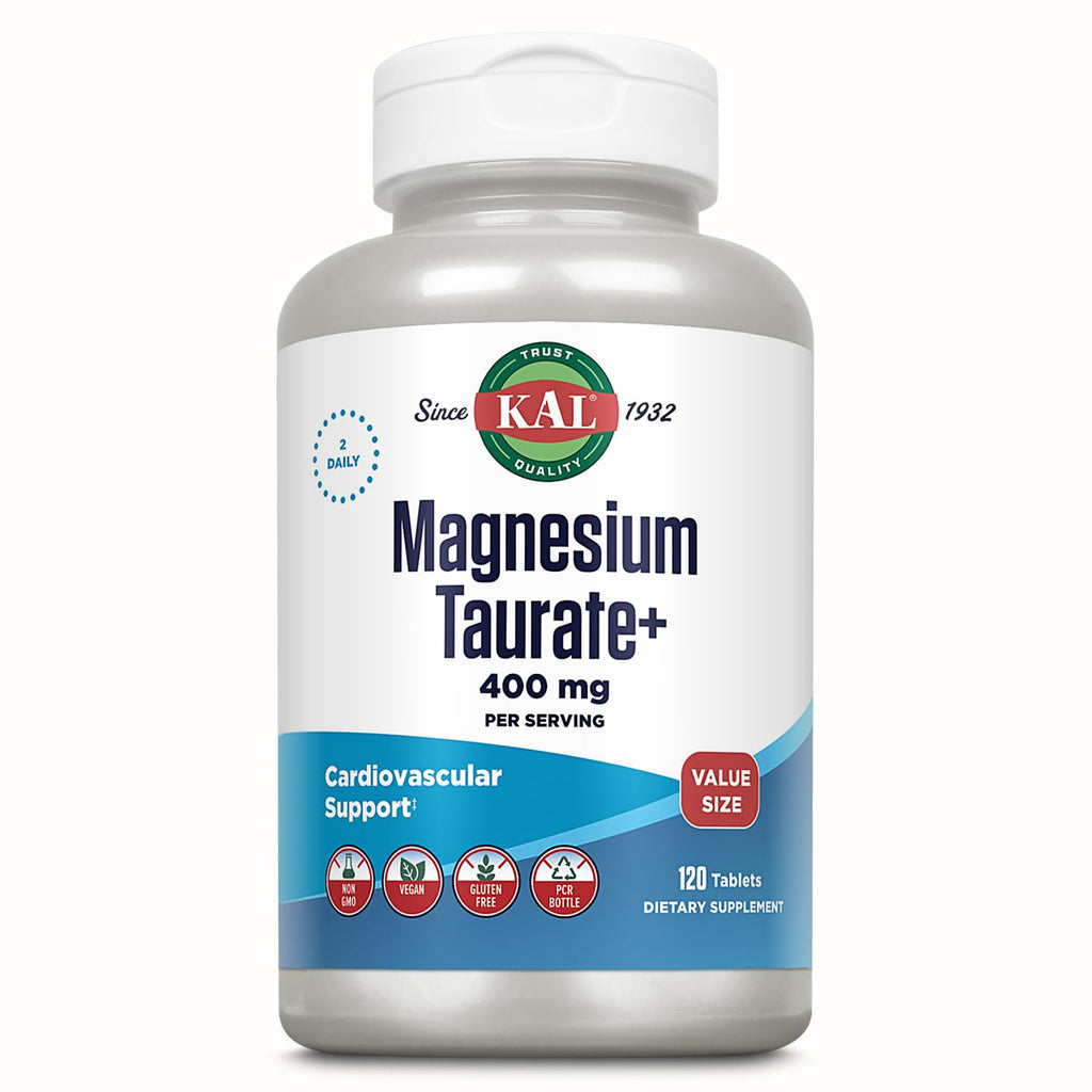 KAL Magnesium Taurate with Vitamin B6 - Chelated Magnesium

