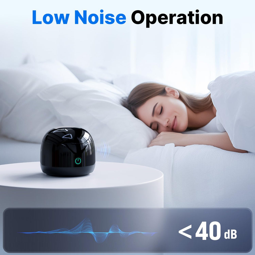 CXRUY Ultrasonic Retainer Cleaner - 45KHz Dental Cleaner

