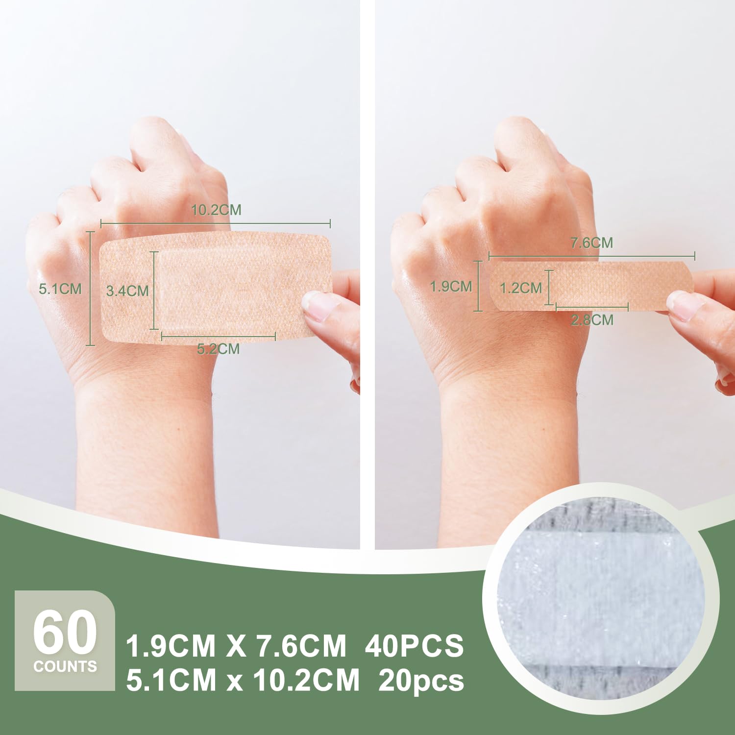 Hysimedy Silicone Bandages for Sensitive Skin|Hypoallergenic

