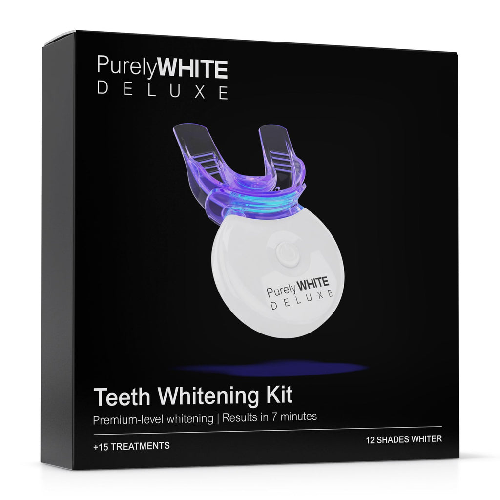 PurelyWHITE Deluxe Teeth Whitening Kit - At-Home Whitening