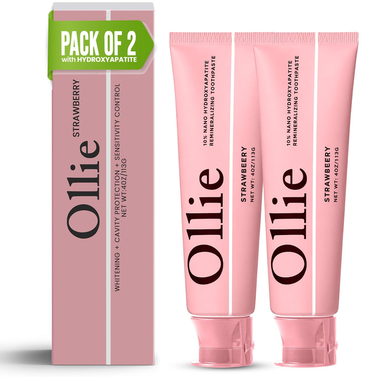 Ollie Nano Hydroxyapatite Toothpaste for Enamel Remineralization