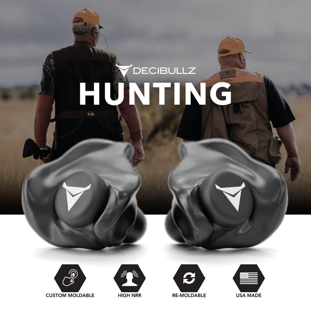 Decibullz Custom Molded Earplugs 31dB NRR Hearing Protection

