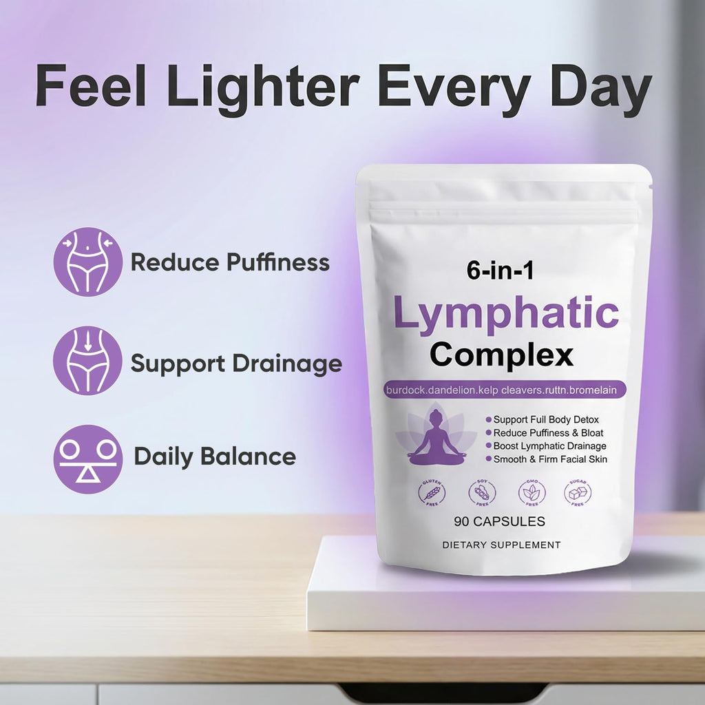 Lymphatic Complex Capsules for Daily Lymphatic Support

