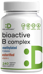 Bioactive Vitamin B Complex | Methylated B Vitamins + Vitamin C

