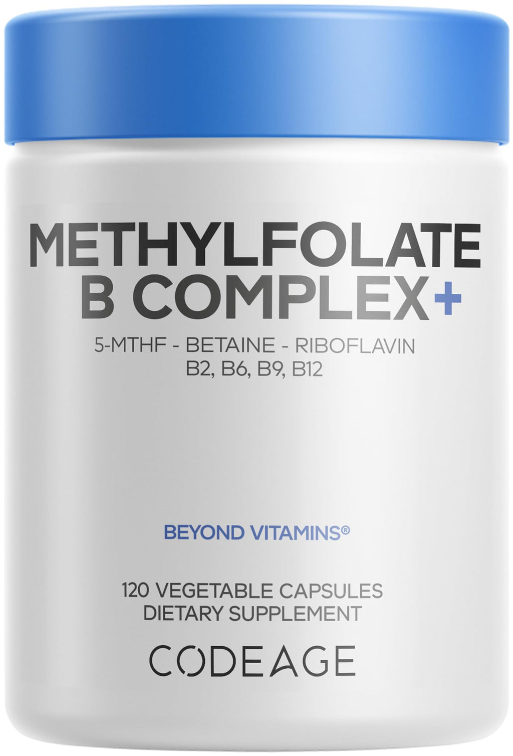 Codeage Methylfolate B Complex - Methylated B Vitamins

