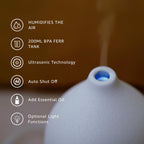 Gooamp Ceramic Essential Oil Diffuser Ultrasonic Humidifier

