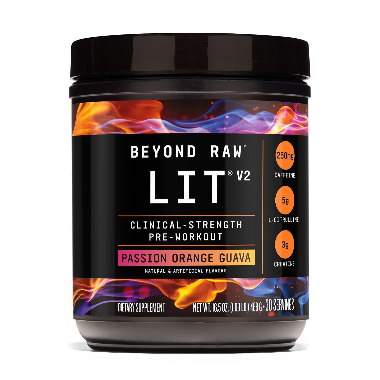 Beyond Raw LIT V2 Clinical Strength Pre-Workout Powder