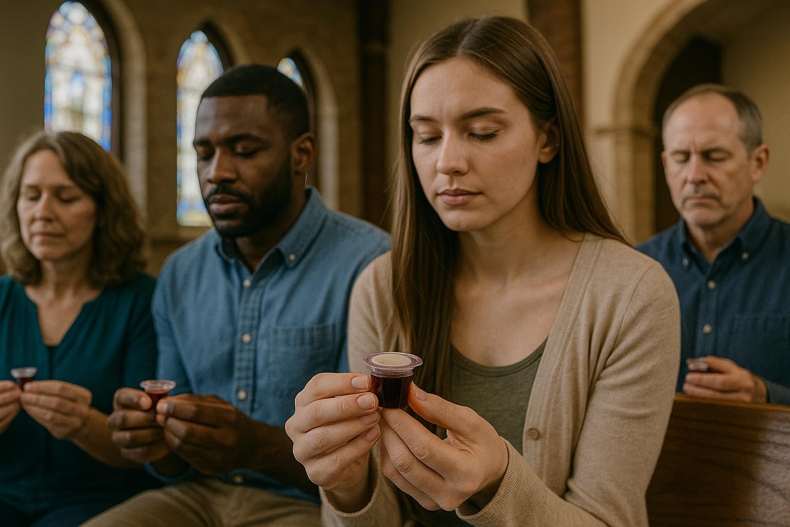 Prefilled Communion Cups and Wafer Set

