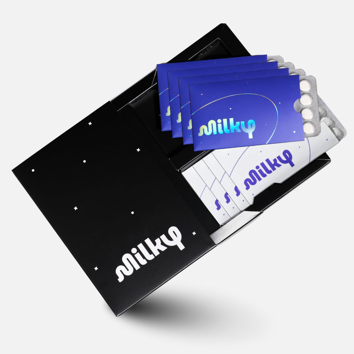 Milky Lactase Enzyme Pills for Lactose Intolerance Relief