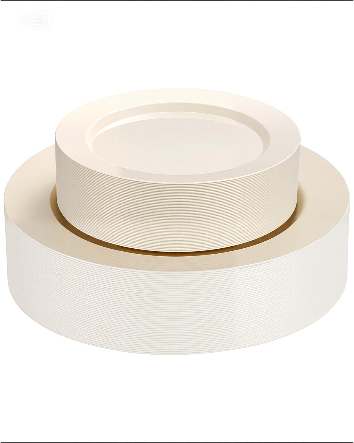 Goodluck Heavy-Duty Disposable Plastic Plates