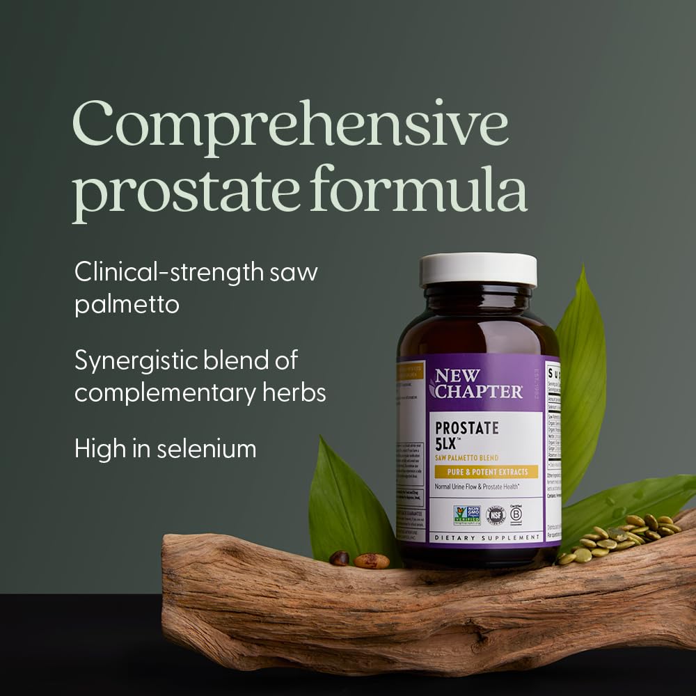 New Chapter Prostate 5LX Supplement with Saw Palmetto


