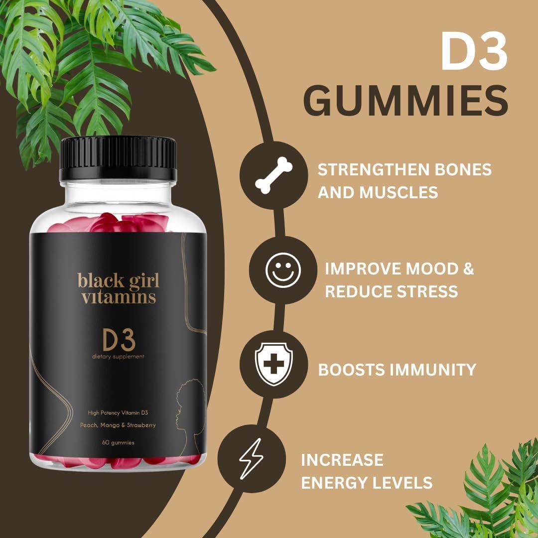 Black Girl Vitamins Wellness Bundle | D3 Gummies & Sea Moss

