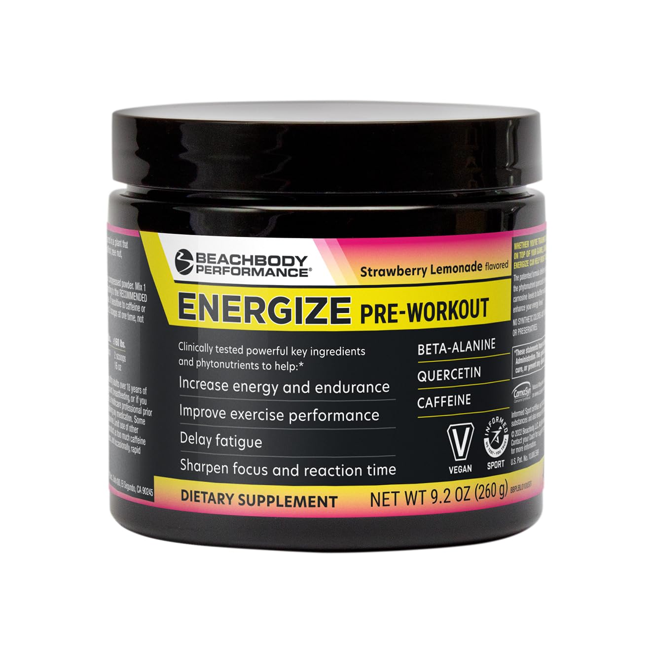 BODi Energize Pre-Workout Powder for Energy & Focus

