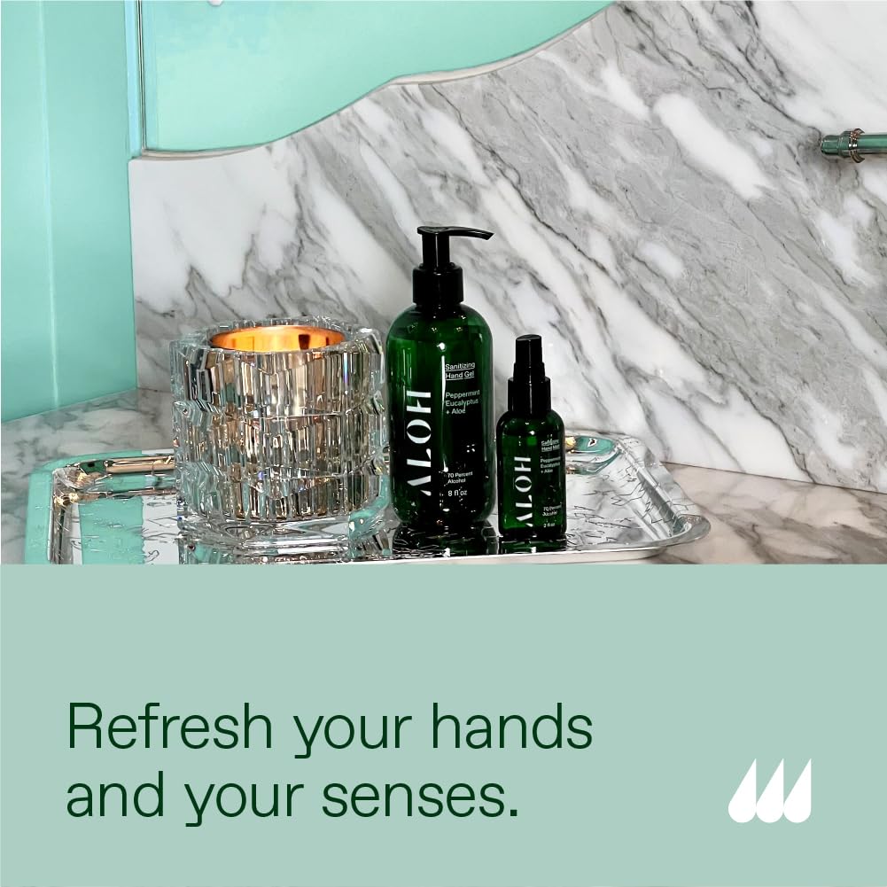 AL?H Hand Sanitizer Gel with Aloe and Essential Oils

