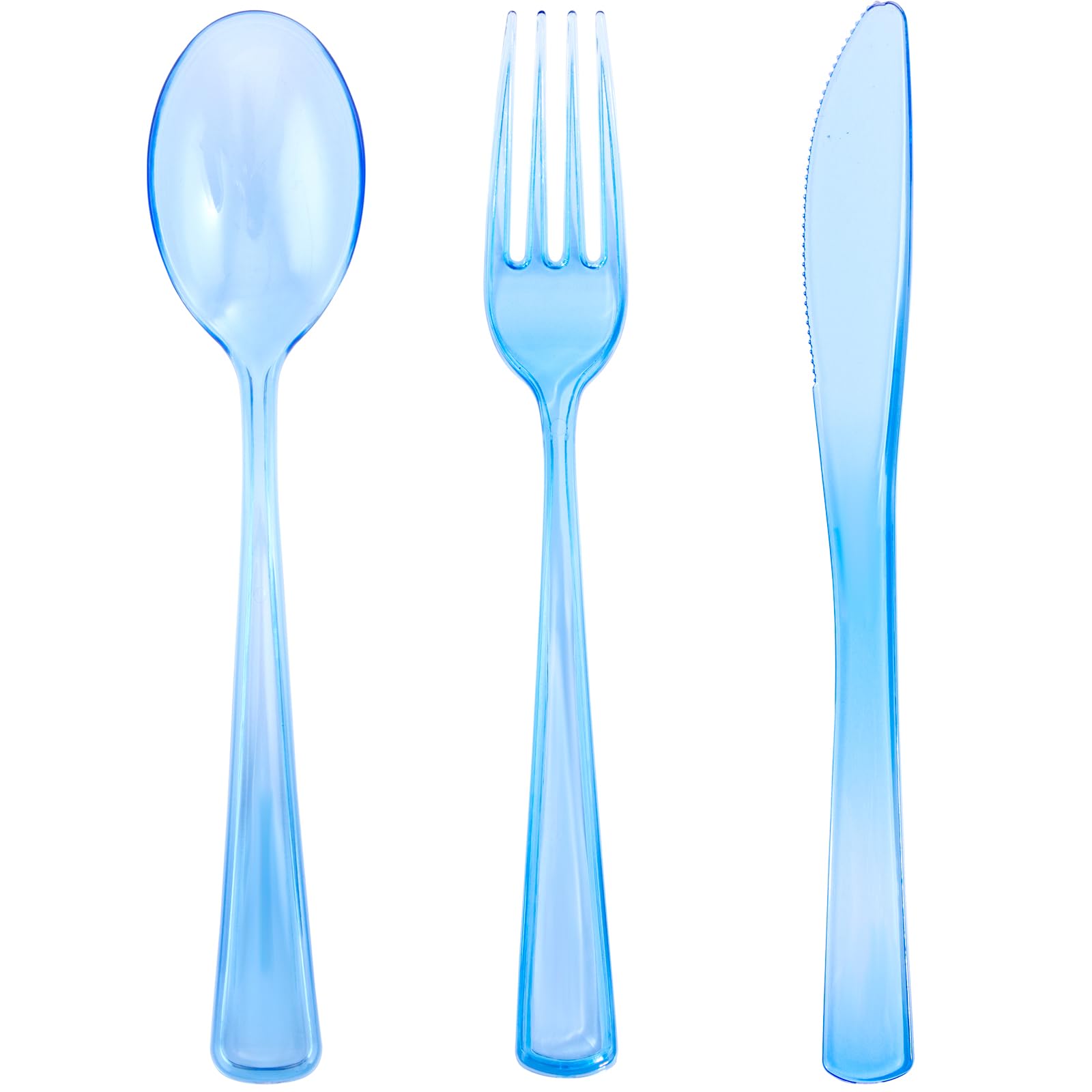 WDF Disposable Plastic Silverware Set – Heavy-Duty Cutlery for Weddings & Parties