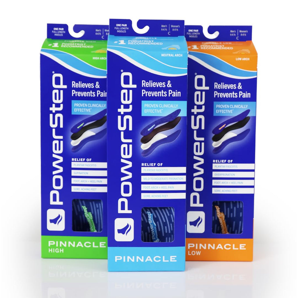 PowerStep Pinnacle Insoles – Arch Support for Foot Comfort

