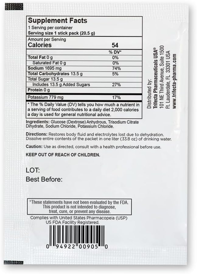 TRIORAL Rehydration Electrolyte Powder - Oral Rehydration

