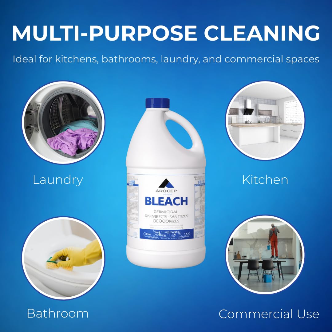 Liquid Chlorine Bleach for Laundry and Surfaces

