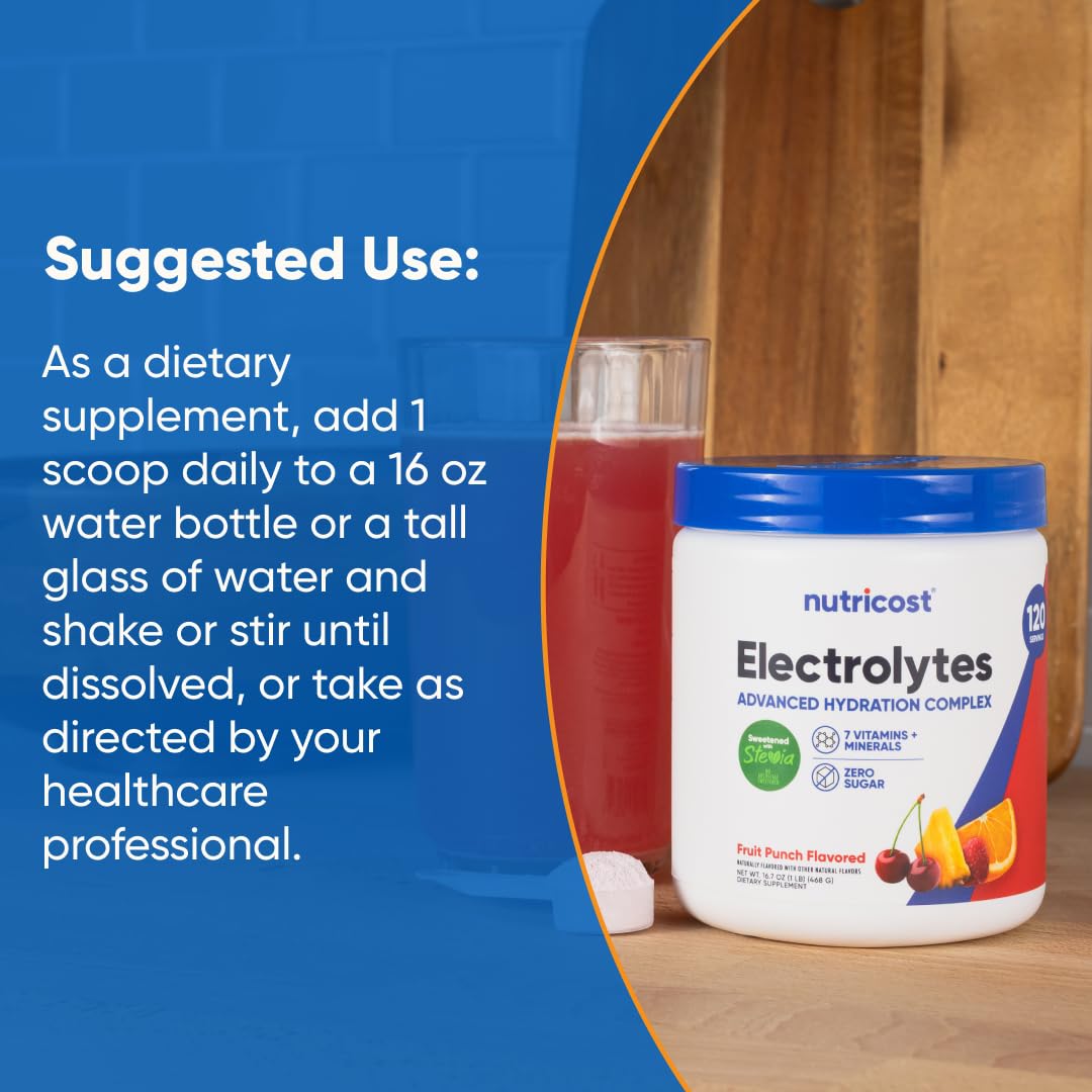 Nutricost Electrolyte Complex Powder - Hydration Support

