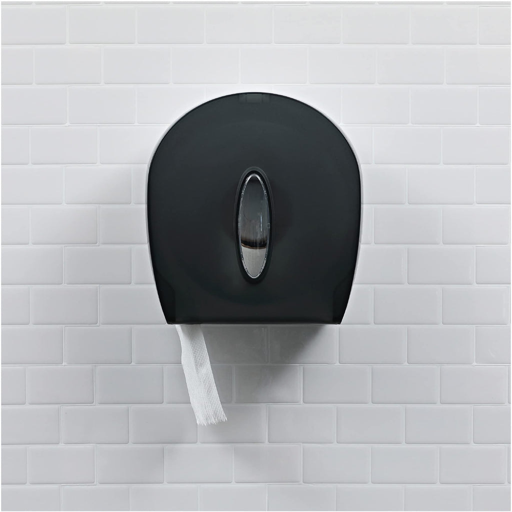 Genuine Joe Jumbo Roll Bath Tissue - Two-Ply White Recycled

