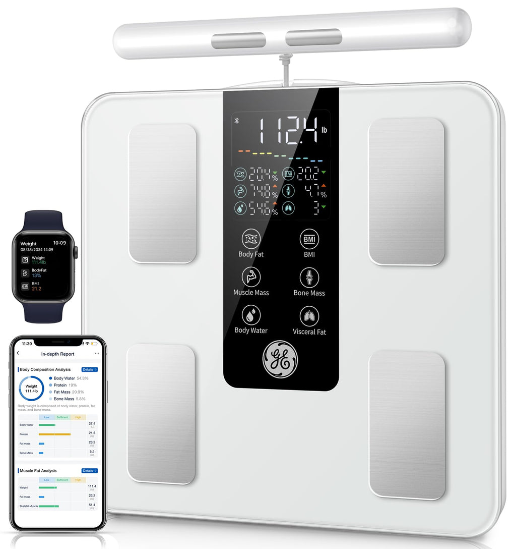 GE 8-Electrode Smart Scale with Bluetooth, Body Composition