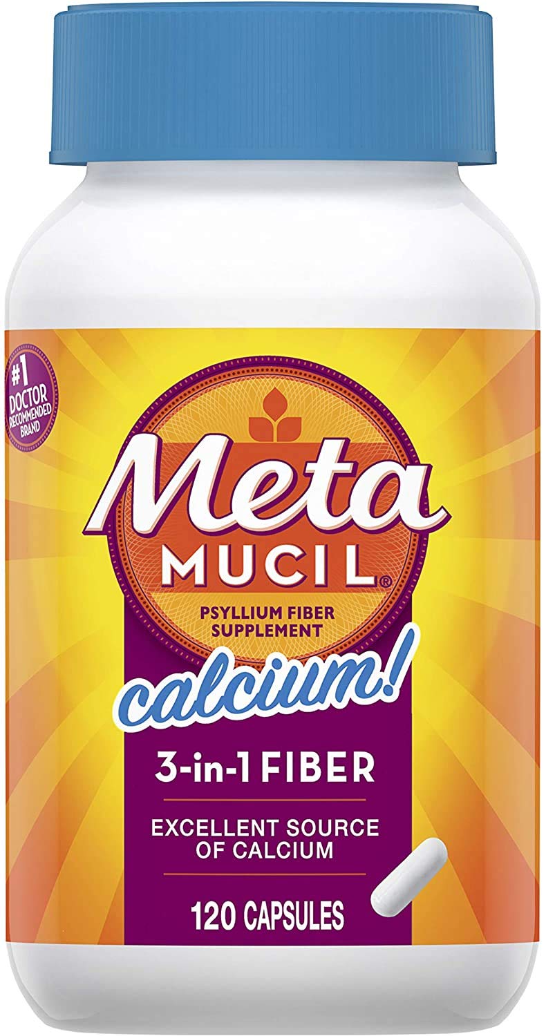 Metamucil Psyllium Husk Capsules 3-in-1 Fiber