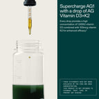 AG1 Vitamin D3 + K2 Drops | Immune & Bone Support

