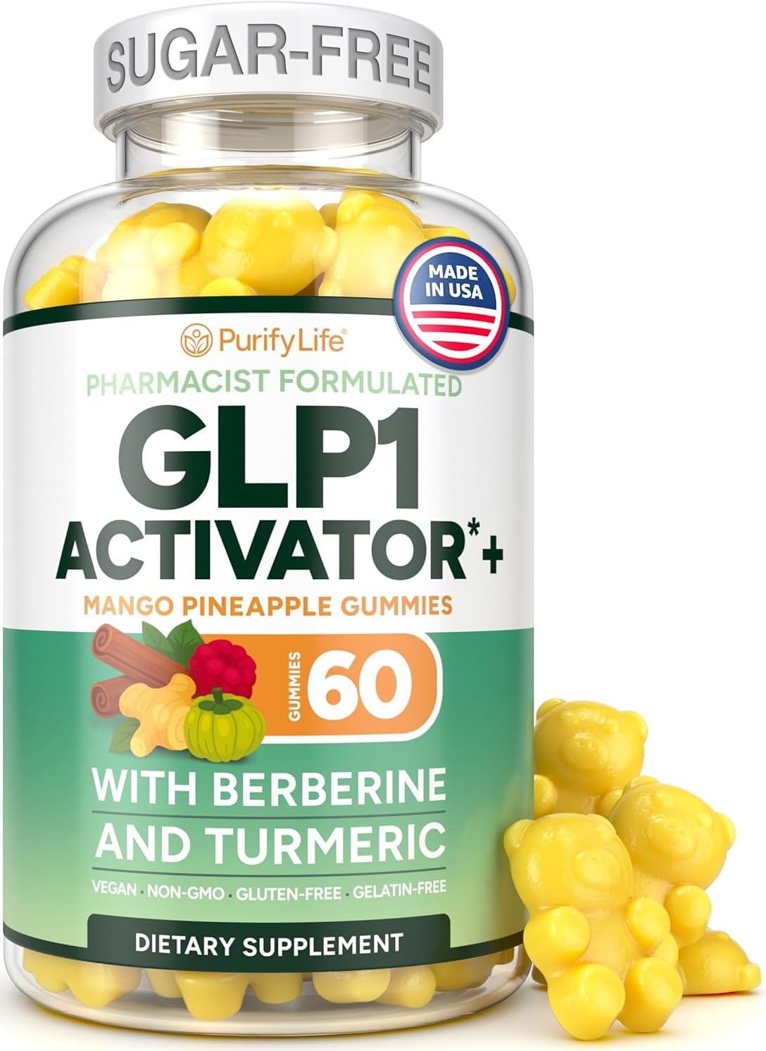 GLP-1 Support Gummies | Dietary Supplement

