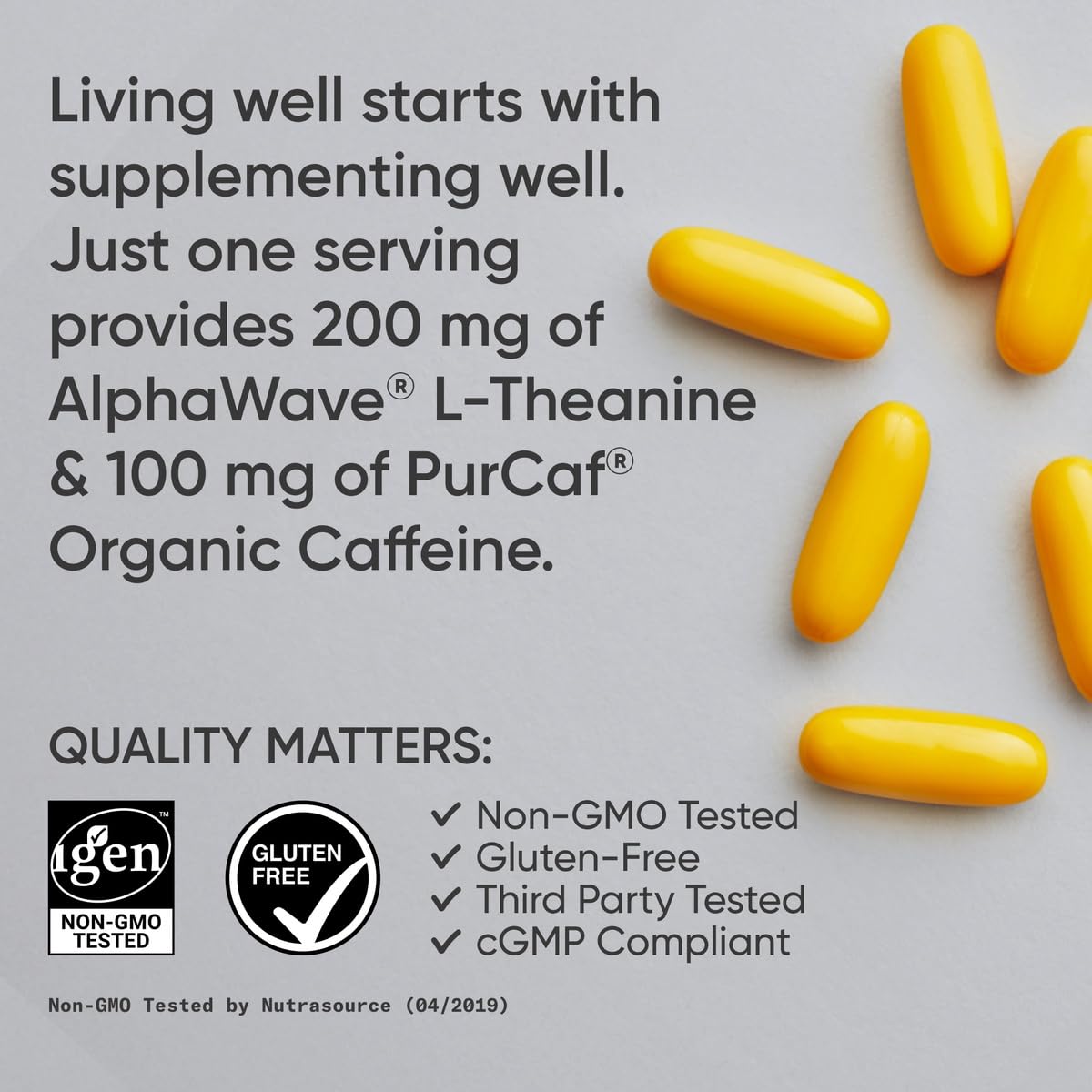 Sports Research L-Theanine with Caffeine Nootropic

