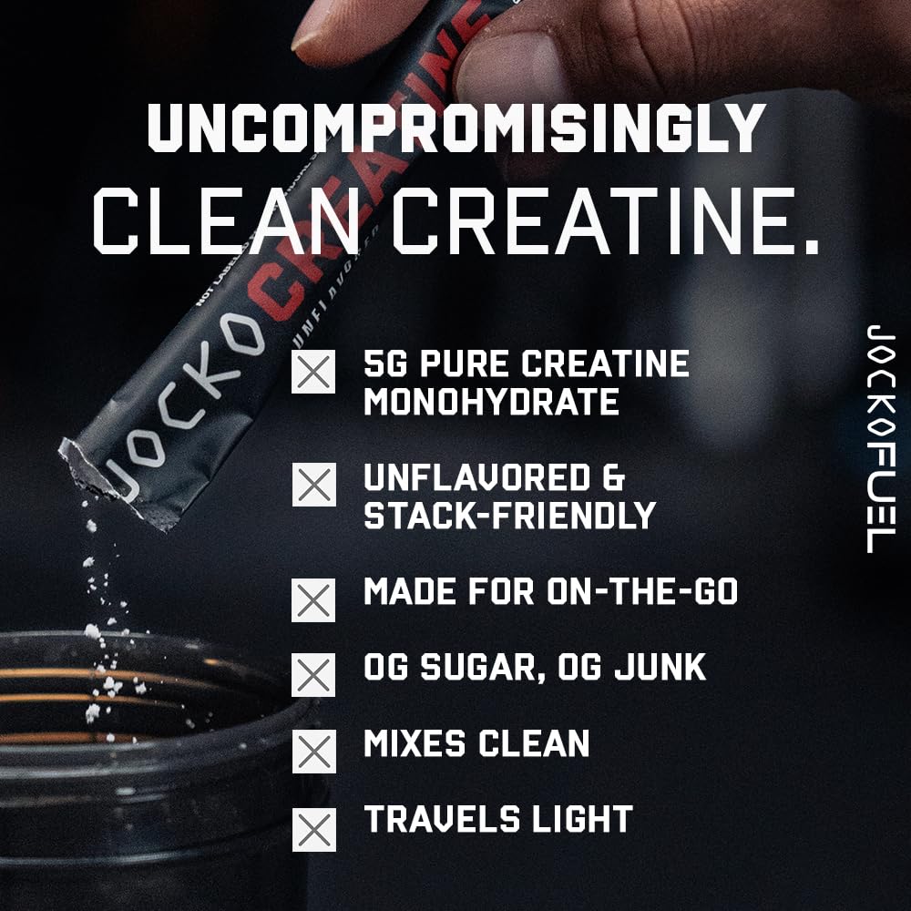 Jocko Fuel Creatine Monohydrate - Micronized Travel Size


