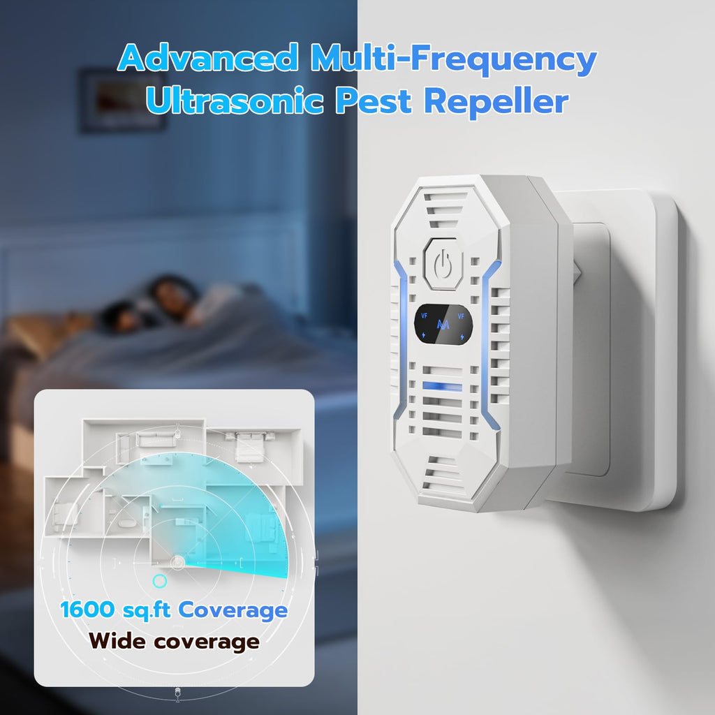 2026 Upgrade Ultrasonic Pest Repeller - Plug-in Deterrent

