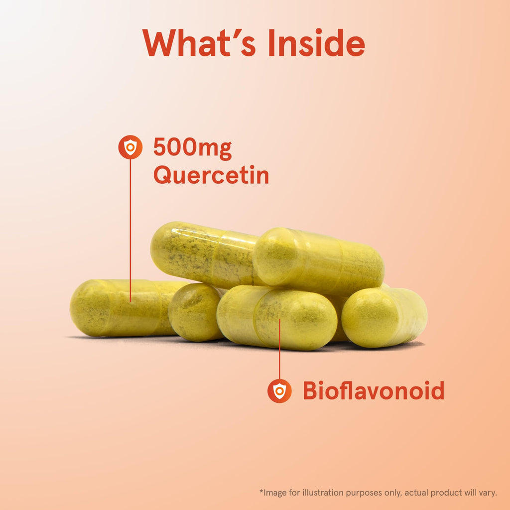 Jarrow Formulas Quercetin 500 mg Vegan Capsules

