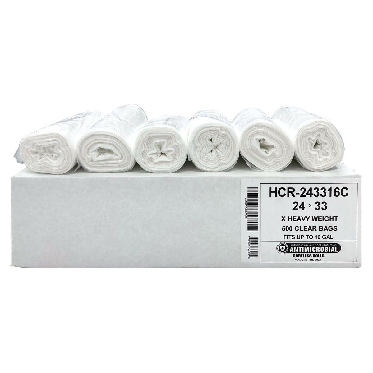 Aluf Plastics High Density Trash Bags - Heavy-Duty
