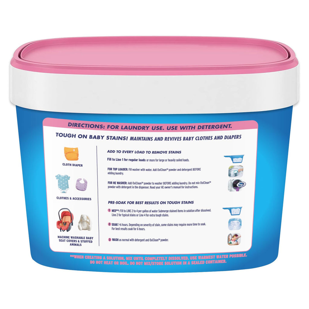 OxiClean Baby Stain Soaker Powder

