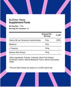 NuStrips Sleep Aid - Fast-Dissolving Natural Sleep Support

