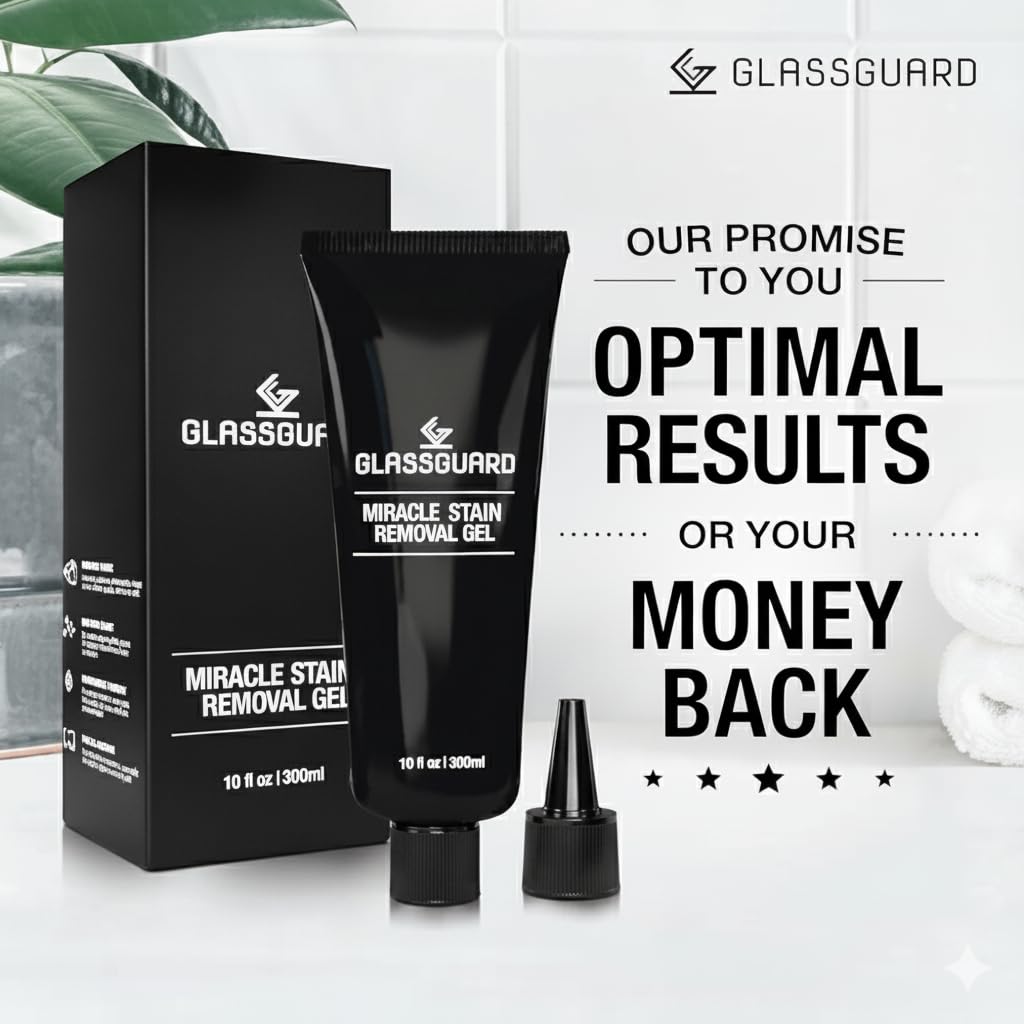 GlassGuard Miracle Mold Stain Remover Gel - Grout Cleaner

