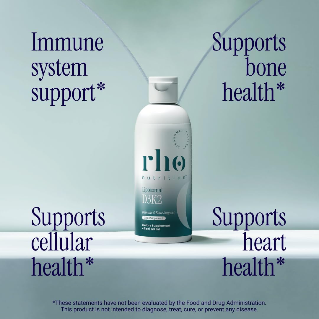Rho Liposomal D3K2 Liquid Vitamin D3 & K2

