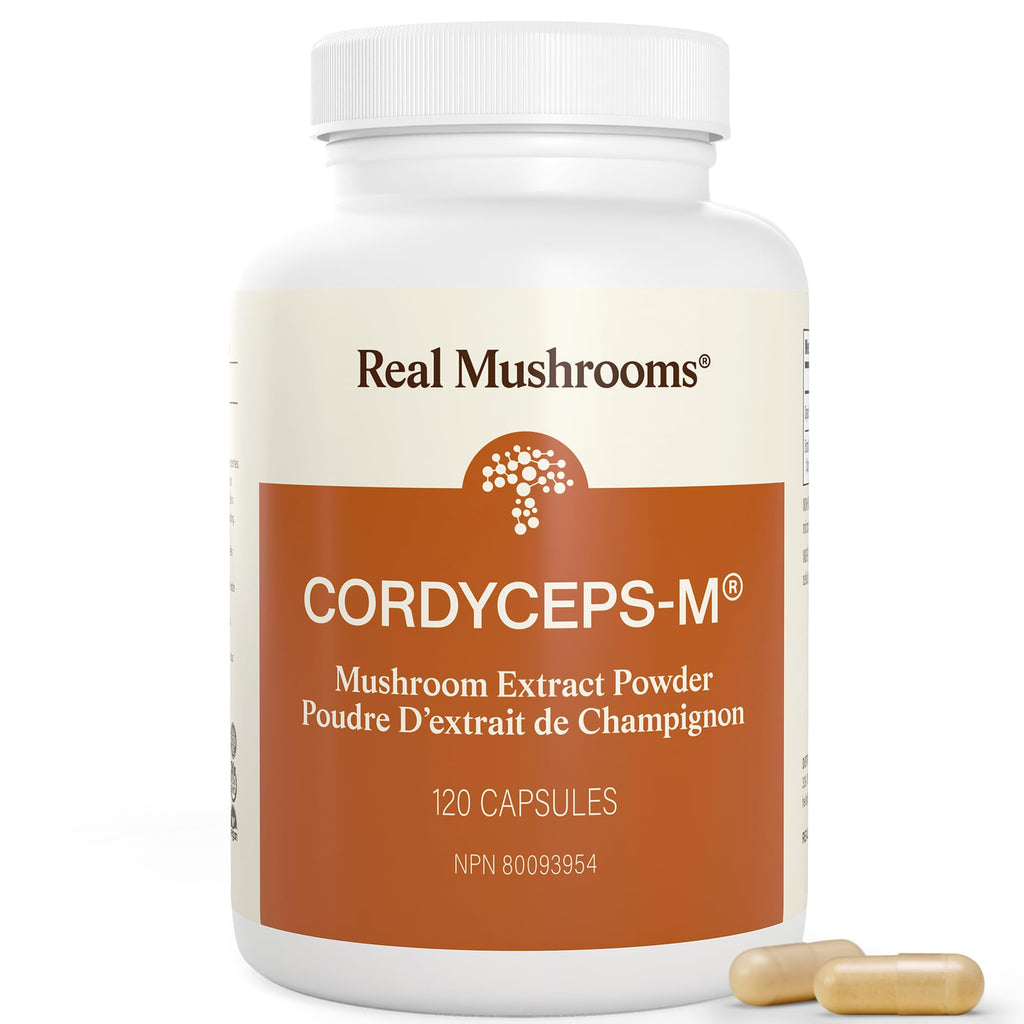 Real Mushrooms Cordyceps Capsules with Beta Glucans

