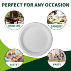 Compostable Sugarcane Paper Plates | Eco Dinnerware

