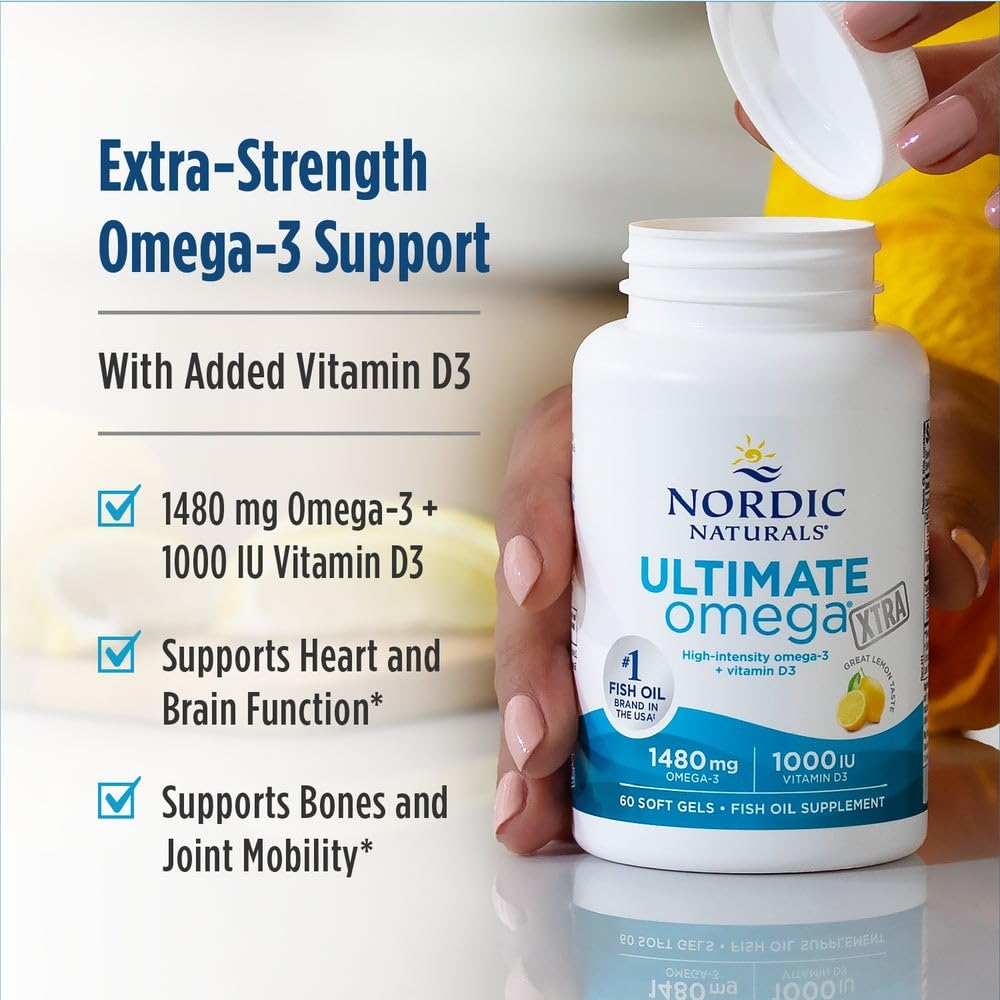 Nordic Naturals Ultimate Omega Xtra Omega-3 Fish Oil

