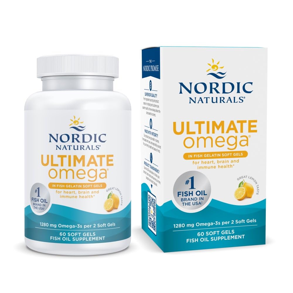 Nordic Naturals Ultimate Omega Fish Gelatin Supplement

