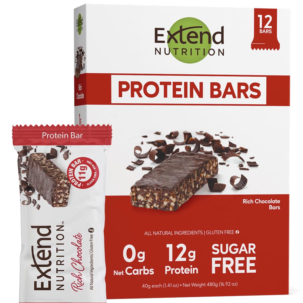 Sugar Free Protein Bars Extend - High Protein, Low Carb