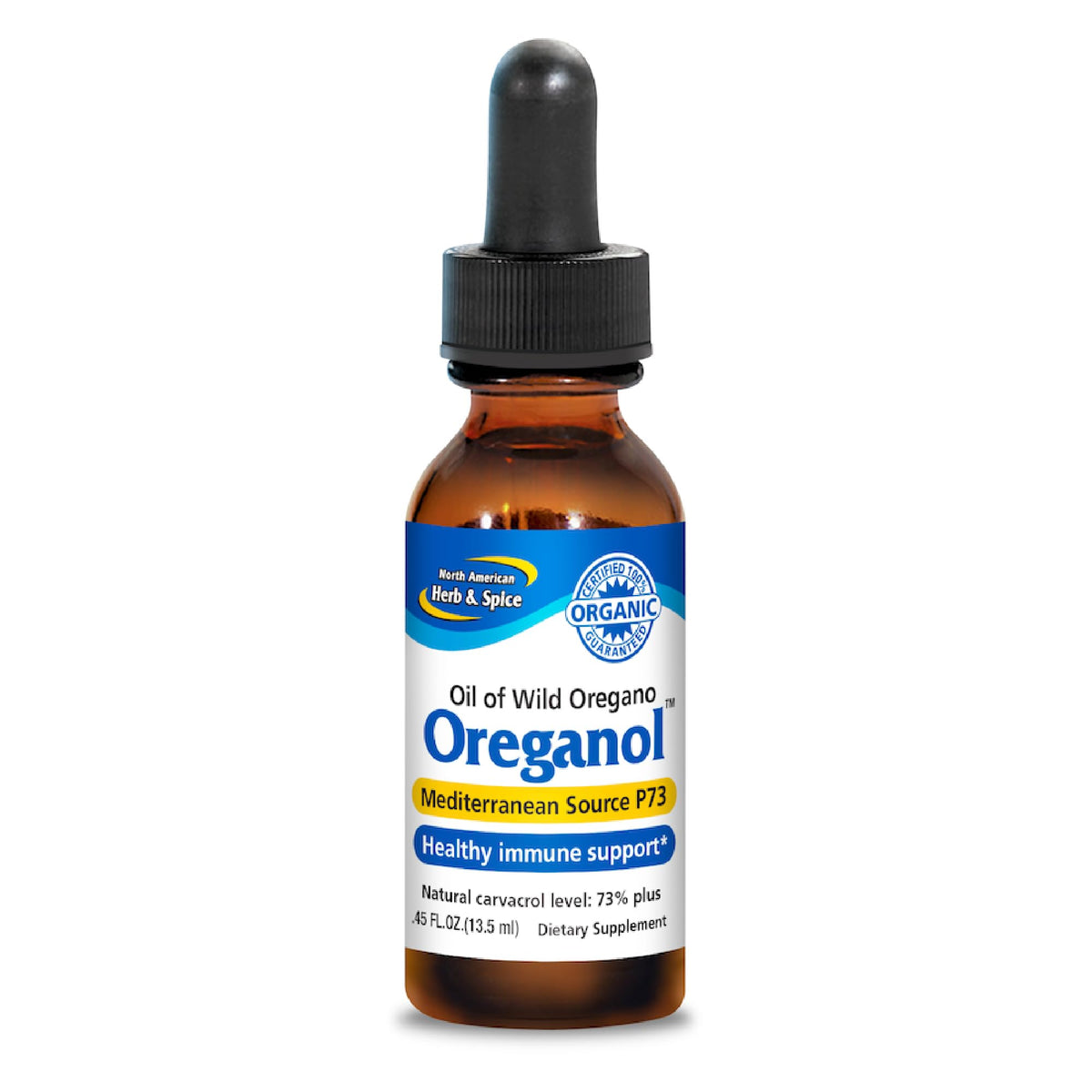 Oreganol P73 Wild Organic Oregano Oil by North American Herb & Spice