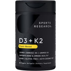 Sports Research Vitamin D3 + K2 with Coconut Oil - Vegan

