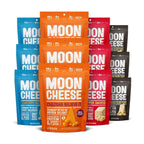 Moon Cheese Variety Pack - 100% Real Cheese Gluten Free Keto Snack