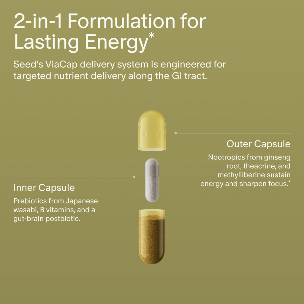 Seed Daily Focus & Energy Supplement | Focus & Clarity

